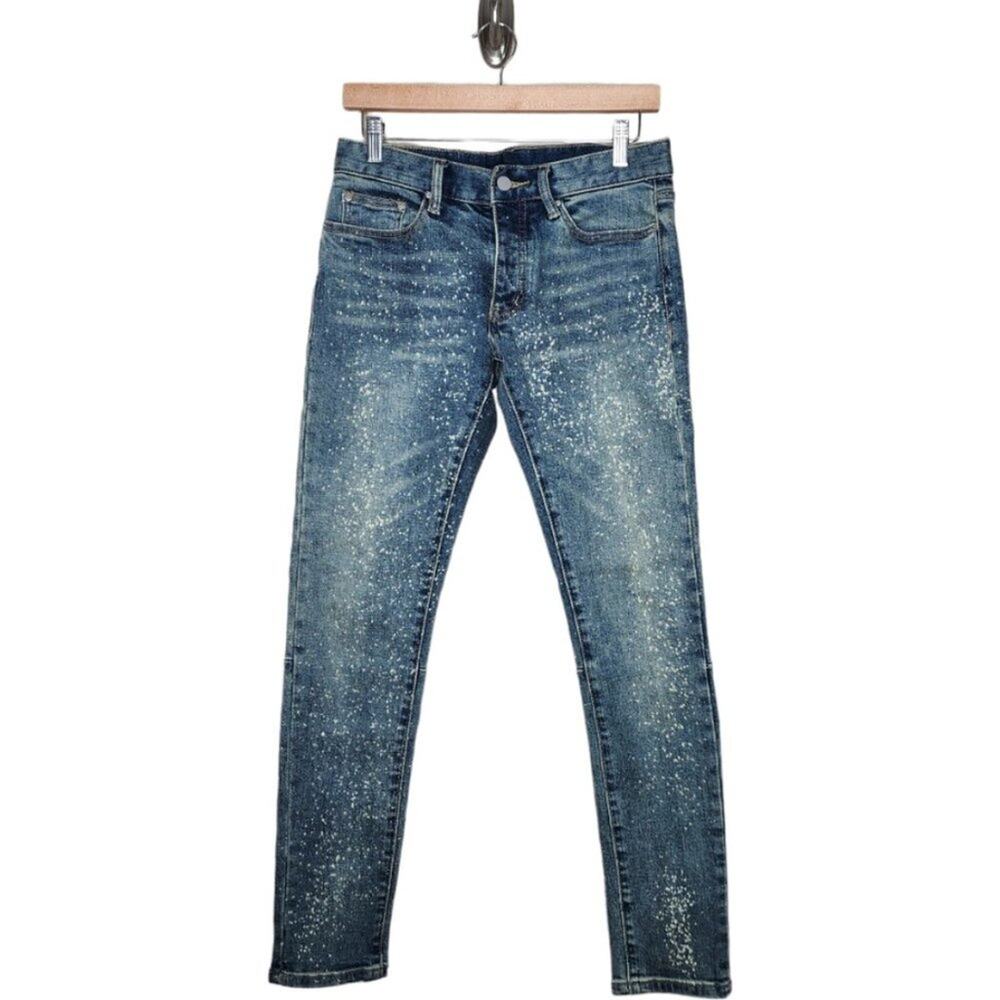 MNML‎ Bleach Distressed Skinny Jeans Mens Size 29